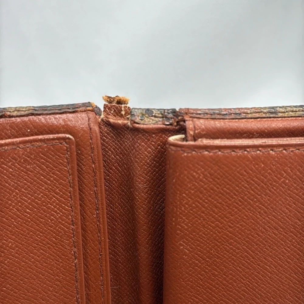 Louis Vuitton Brown Monogram CheckBook/ Long Wallet | Men’s | Pre-Owned |